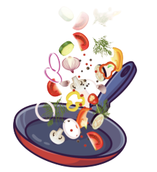 Healthy life with vegan & vegetarian food